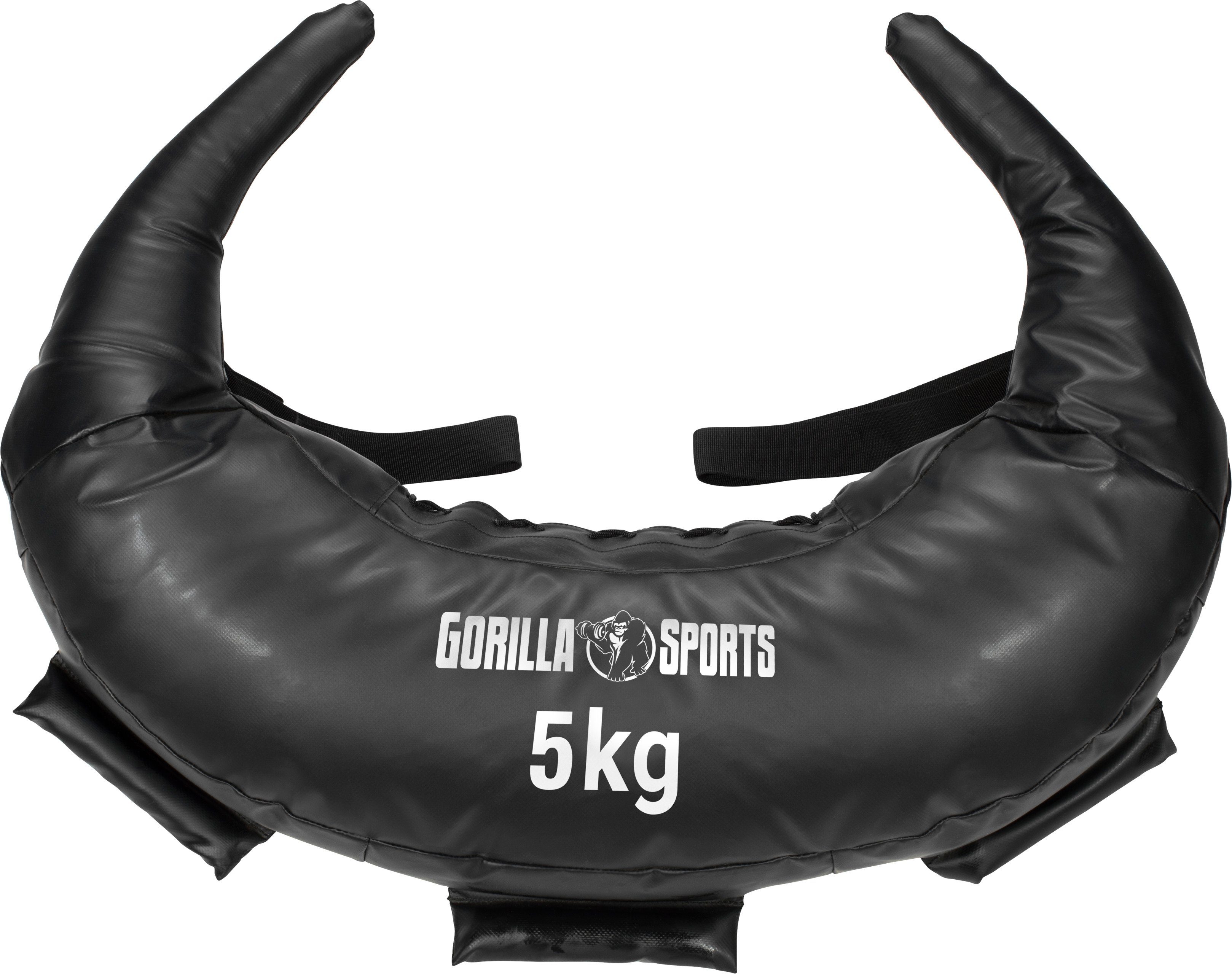 GORILLA SPORTS Zusatzgewichte Fitness Power Bag schwarz 5-22,5 kg, 5 kg, (1-tlg)
