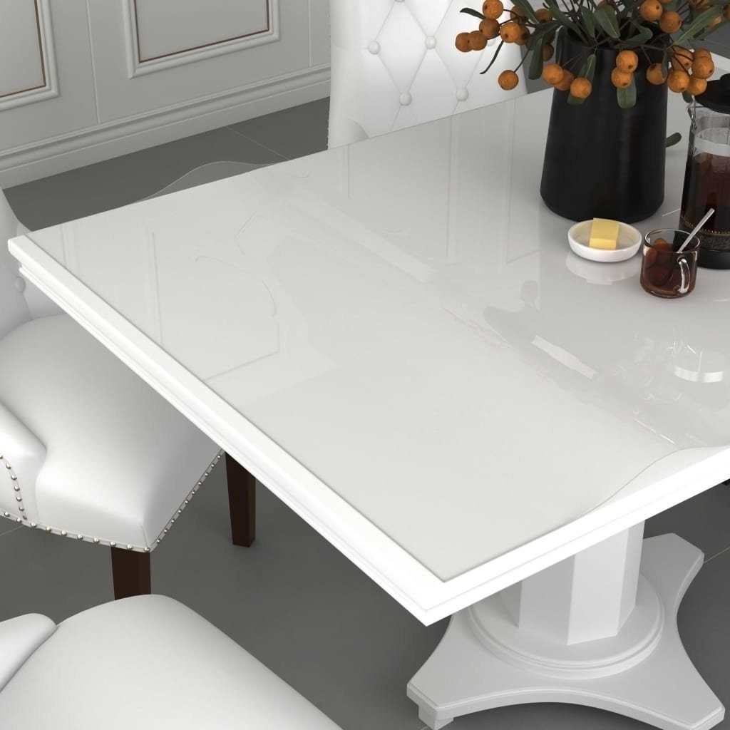 Tischdecke aus PVC in Transparent
