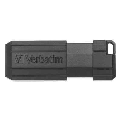 Verbatim »Pin Stripe« USB-Stick (Lesegeschwindigkeit 20 MB/s, mit einziehbarem USB-Anschluss)