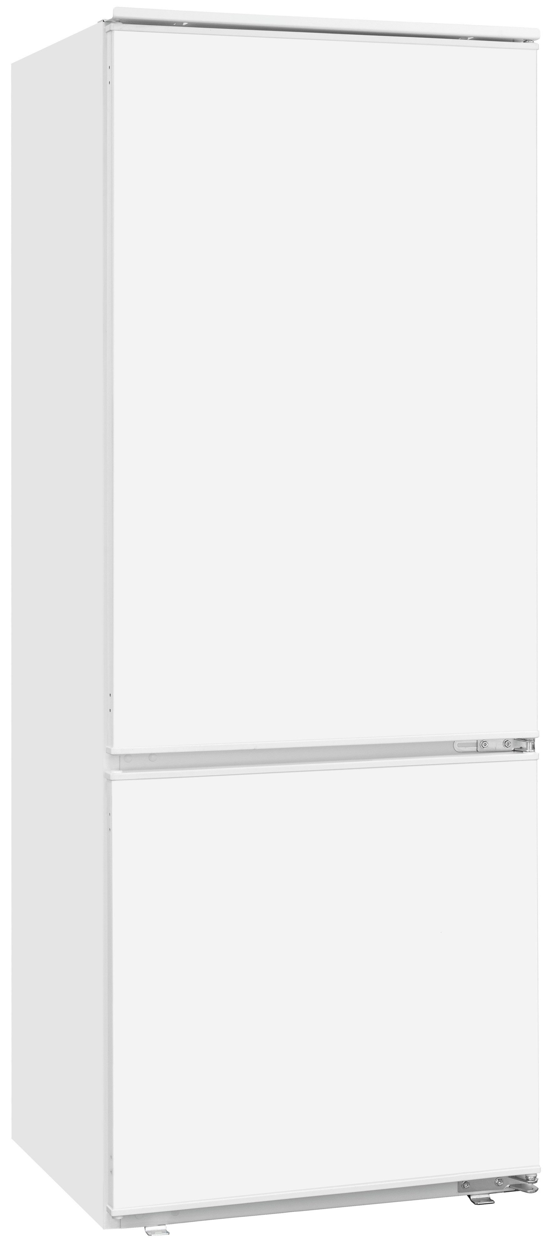 exquisit Einbaukühlgefrierkombination EKGC225-40-E-080E, 144,5 cm hoch, 54 cm breit, Schlepptür-Montage: Gerätetür wird mit der Schranktür mitgeschleppt