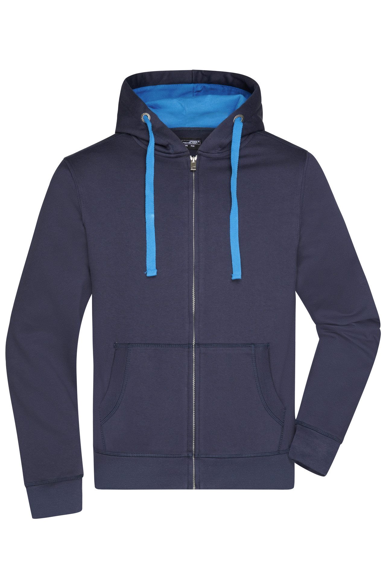 James & Nicholson Sweatjacke Wasser- und schmutzabweisende Herren Kapuzen-Sweatjacke JN595 Herren Sweatjacke Bionic