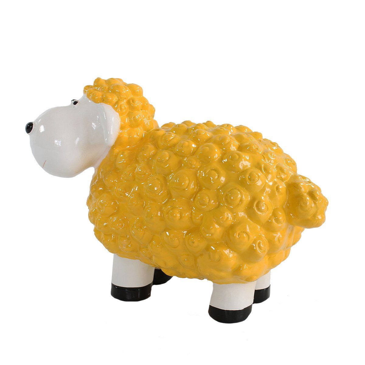 colourliving Dekofigur Buntes Deko Schaf gelb günstig online kaufen