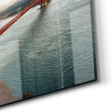 DEQORI Magnettafel 'Golden Gate Bridge', Whiteboard Pinnwand beschreibbar