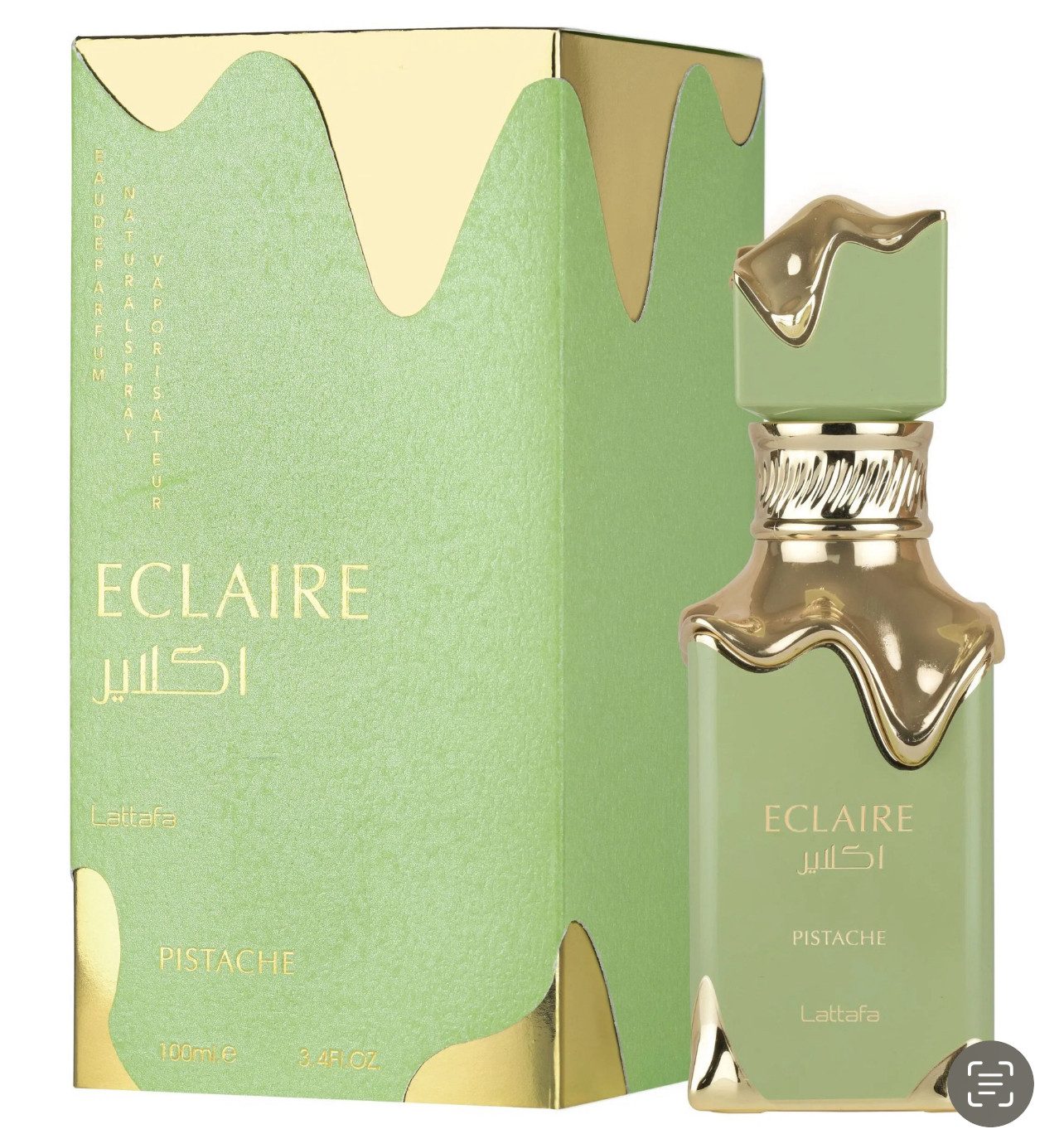 Lattafa Парфюмы Eclaire Banoffi, Eclaire Pistache, Eau De Parfum 100 Ml, Unisex, New Launch