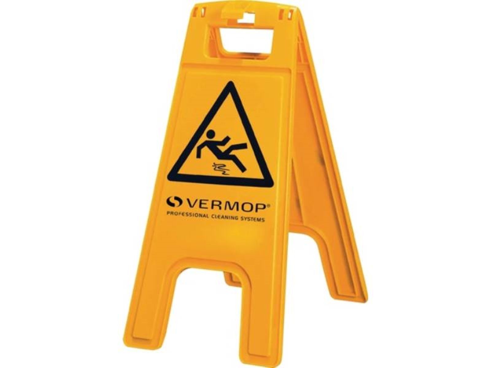 Warnschild VERMOP 705 Warnschild Achtung Rutschgefahr B 280 x H 580 mm gelb / sc