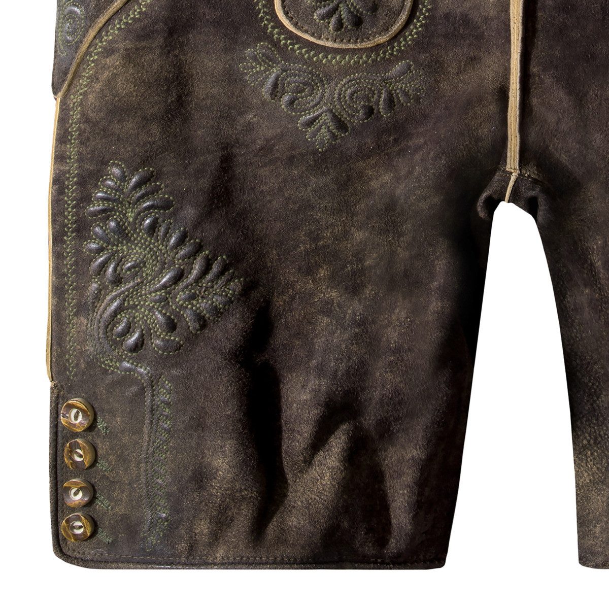 Stockerpoint Trachtenlederhose Bertl Herren (1-tlg) Trachtenlederhose, Trachtenhose, Bayerische Lederhose, Oktoberfest