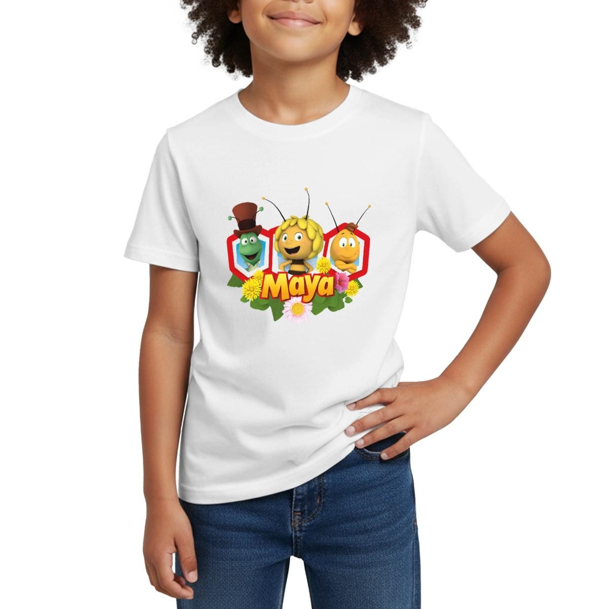 T-Shirt Biene Maja Freunde Flip Willi Kinder T-Shirt