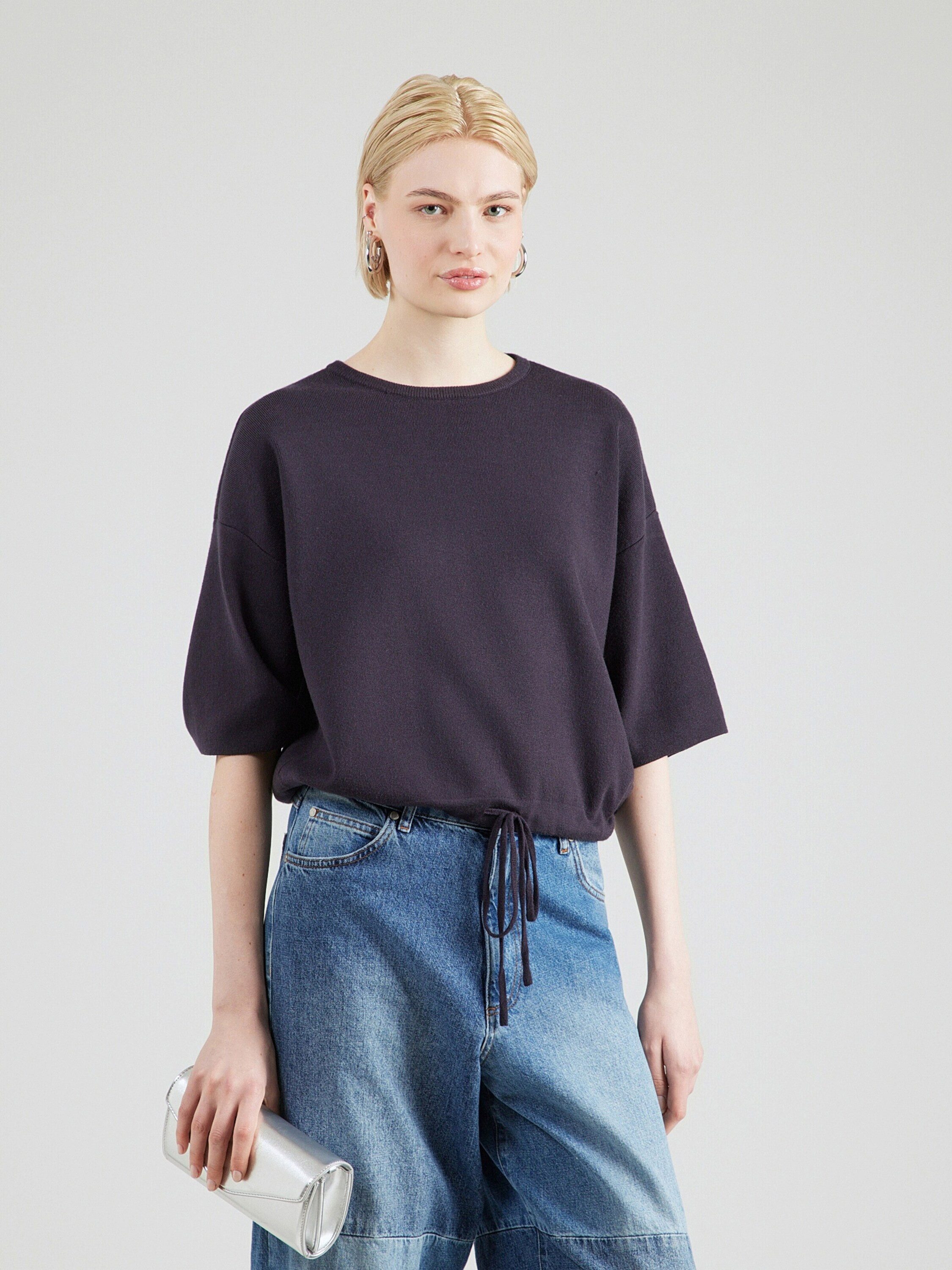 ONLY Strickpullover ONLSITERI (1-tlg) Drapiert/gerafft