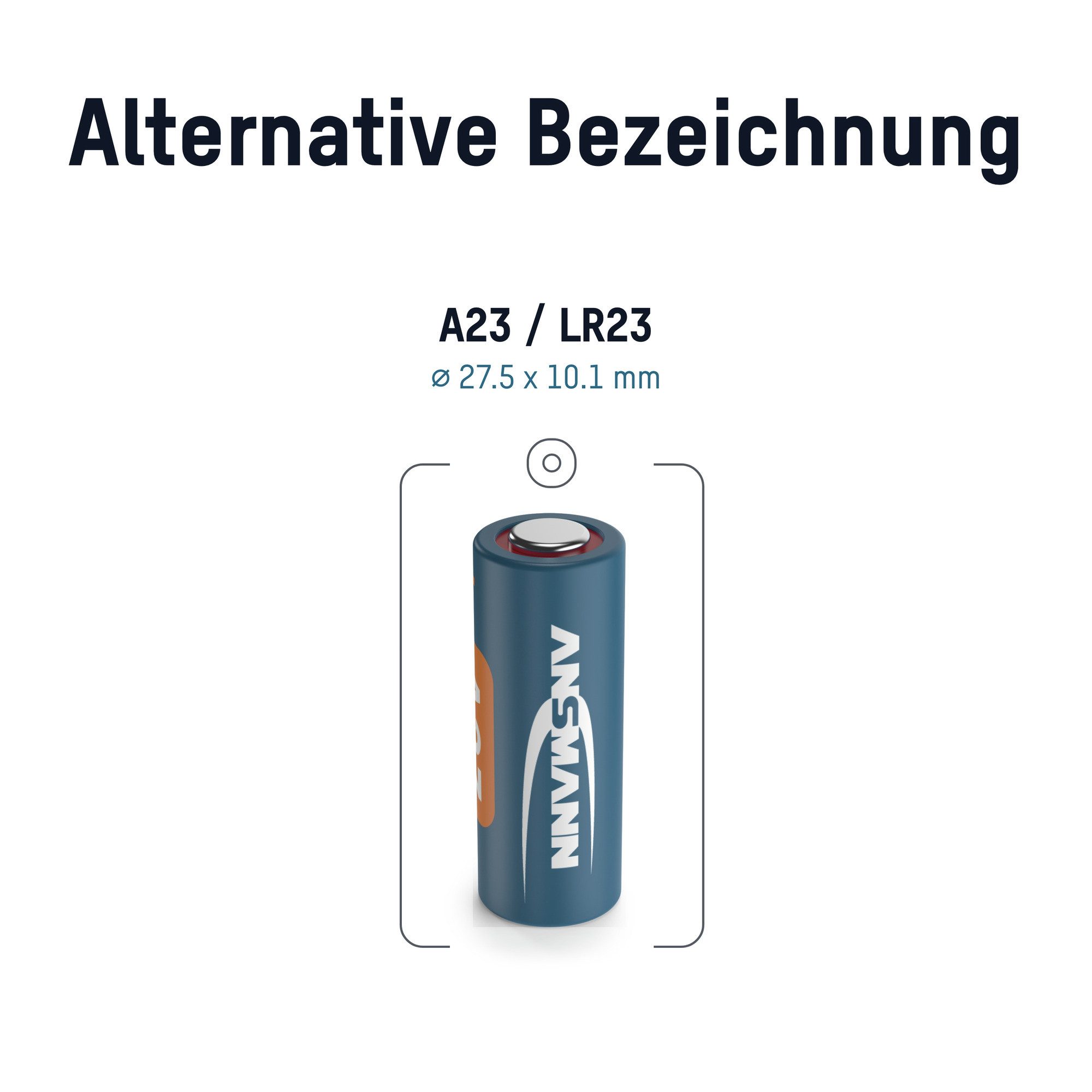ANSMANN AG ANSMANN Spezial-Batterie A23 / LR23 Batterie