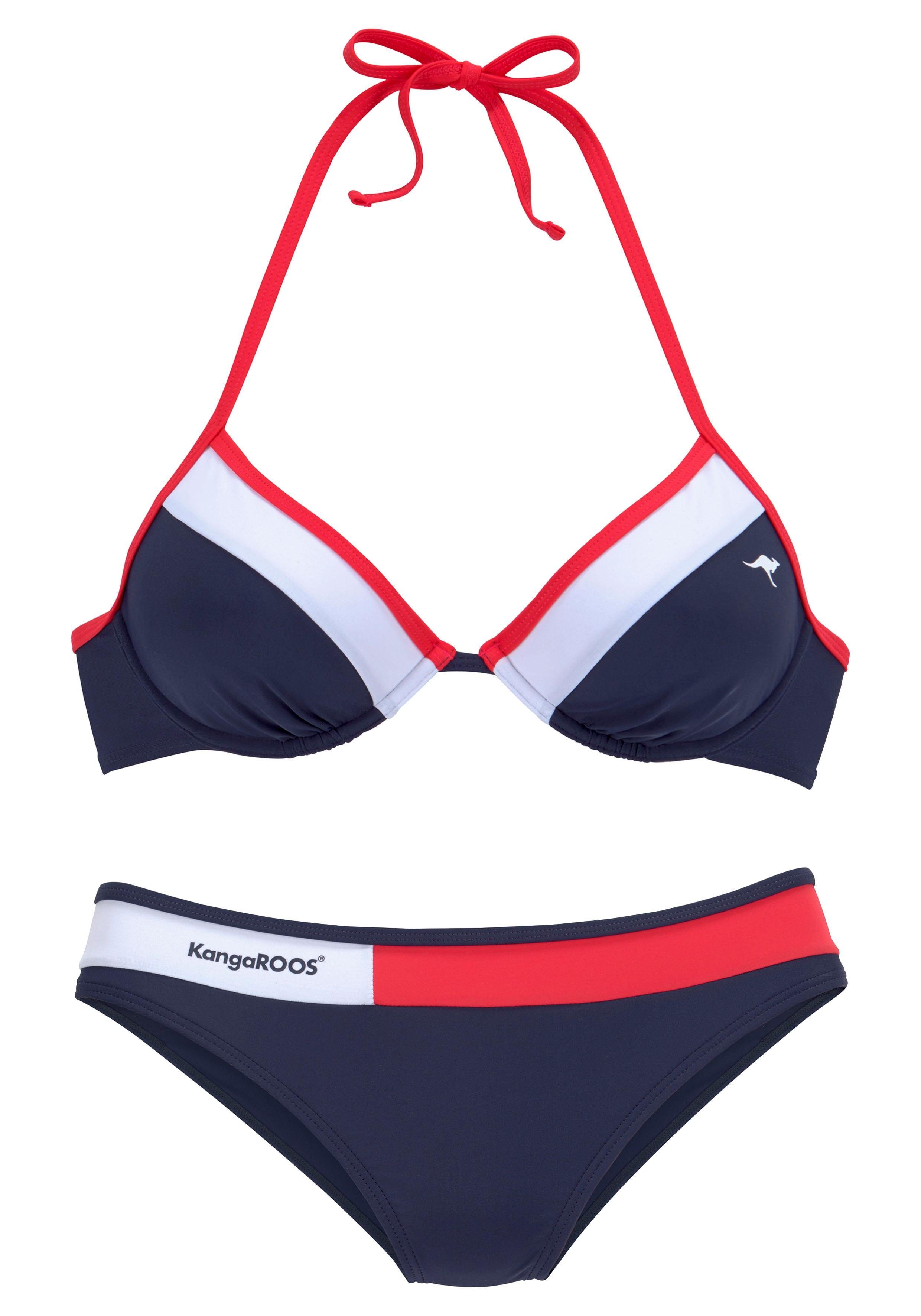 KangaROOS Bügel-Bikini Energy mit Kontrasteinsätzen günstig online kaufen