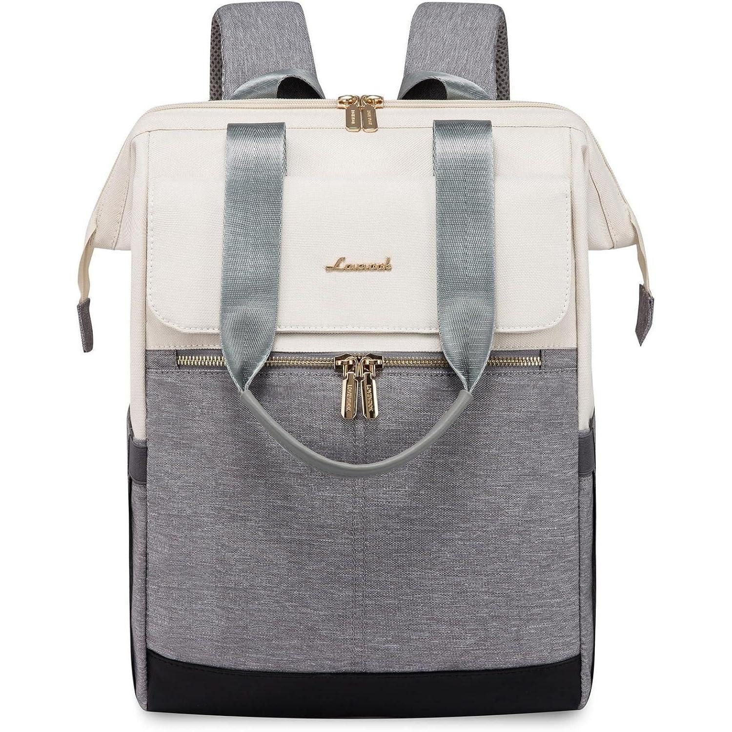 LuxusKollektion Laptoprucksack Rucksack Damen klein 2 in 1 Handtasche Laptop Schulrucksack