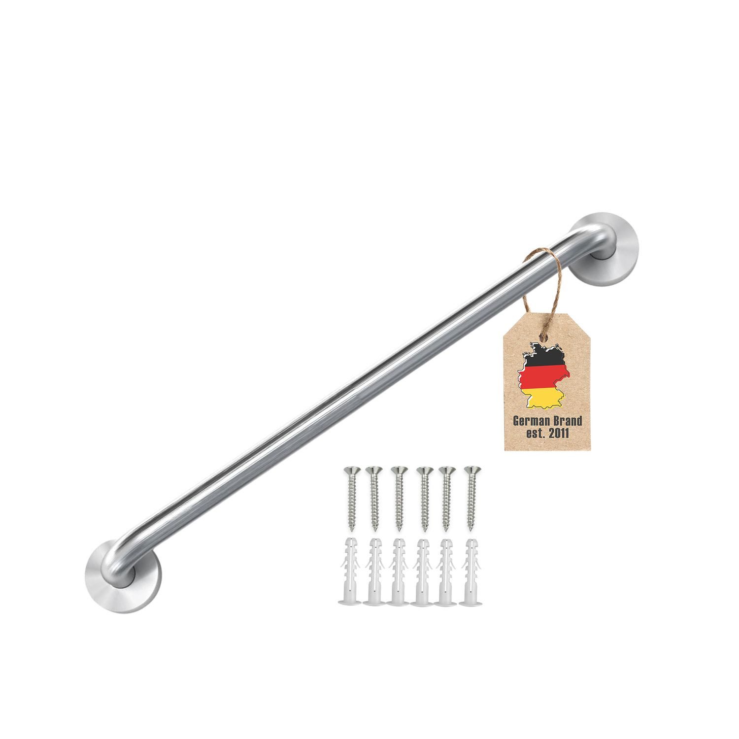 Intirilife Handtuchhalter, Gebürsteter Edelstahl Handtuchhalter günstig online kaufen