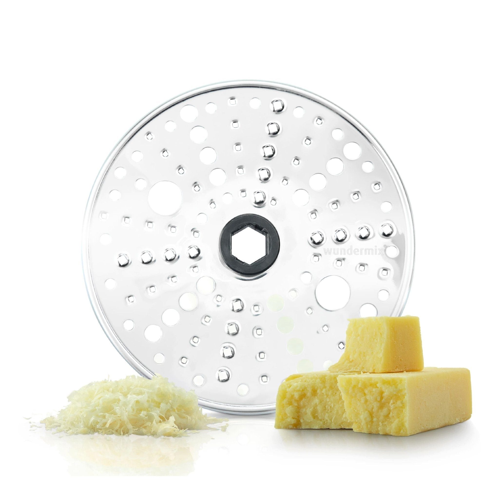 Wundermix Schneideaufsatz Parmesanscheibe für WunderSlicer, Zubehör für TM7, TM6, TM5, TM31, MC Connect, MC Trend, MC Smart