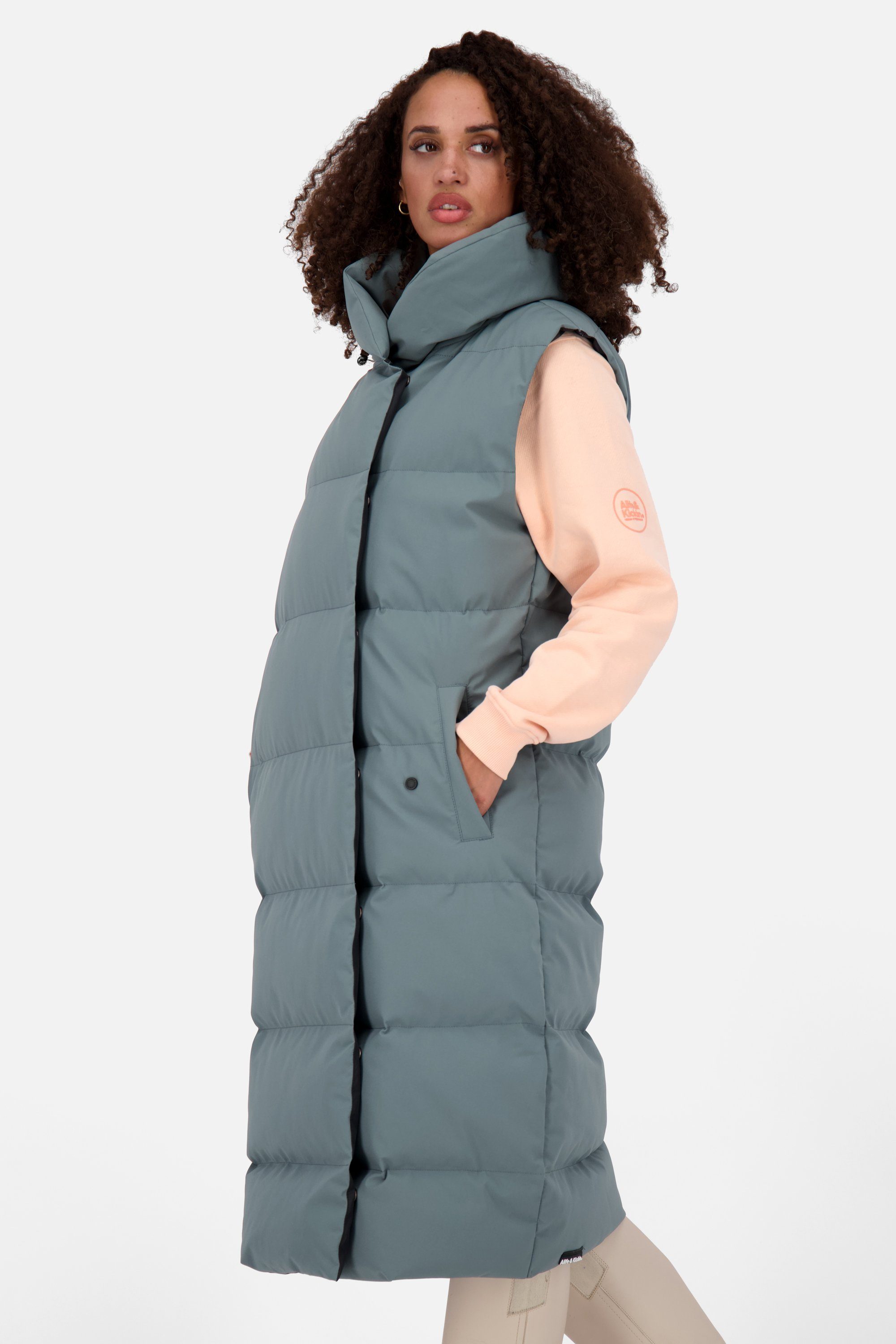 PhoebeAK & Long Vest Kickin Steppweste, A Alife Weste Steppweste basalt Damen