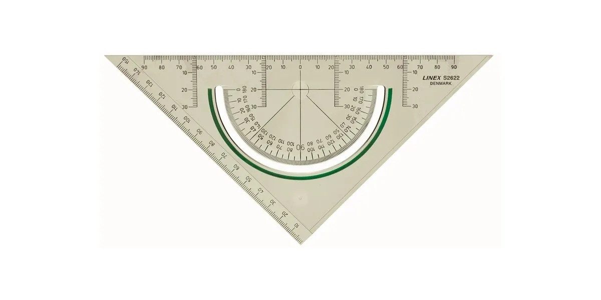 Linex Winkelmesser LINEX Super Serie Geo-Dreieck 225 cm Hypotenuse