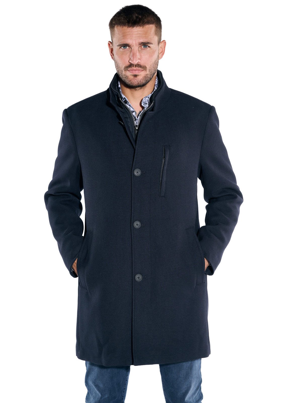 emilio adani Kurzmantel emilio adani Herren Mantel mit heraustrennbarem Inl günstig online kaufen