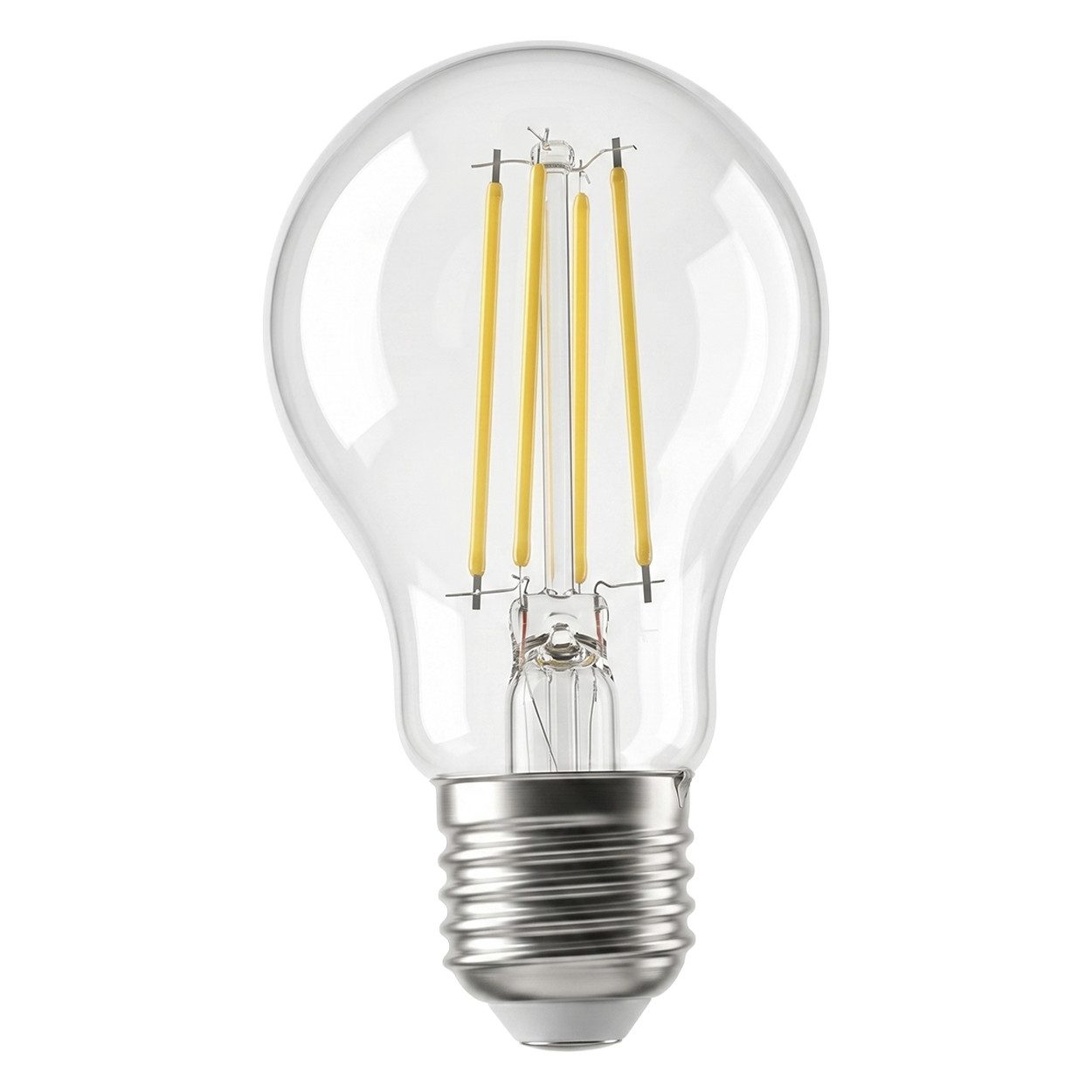hofstein LED-Leuchtmittel 2er Set Glühbirne Warmweiß dimmbar 7 Watt, E27, 2700 Kelvin, 800 Lumen, Klassisch, Filament, Klar – Bild 2 von 5