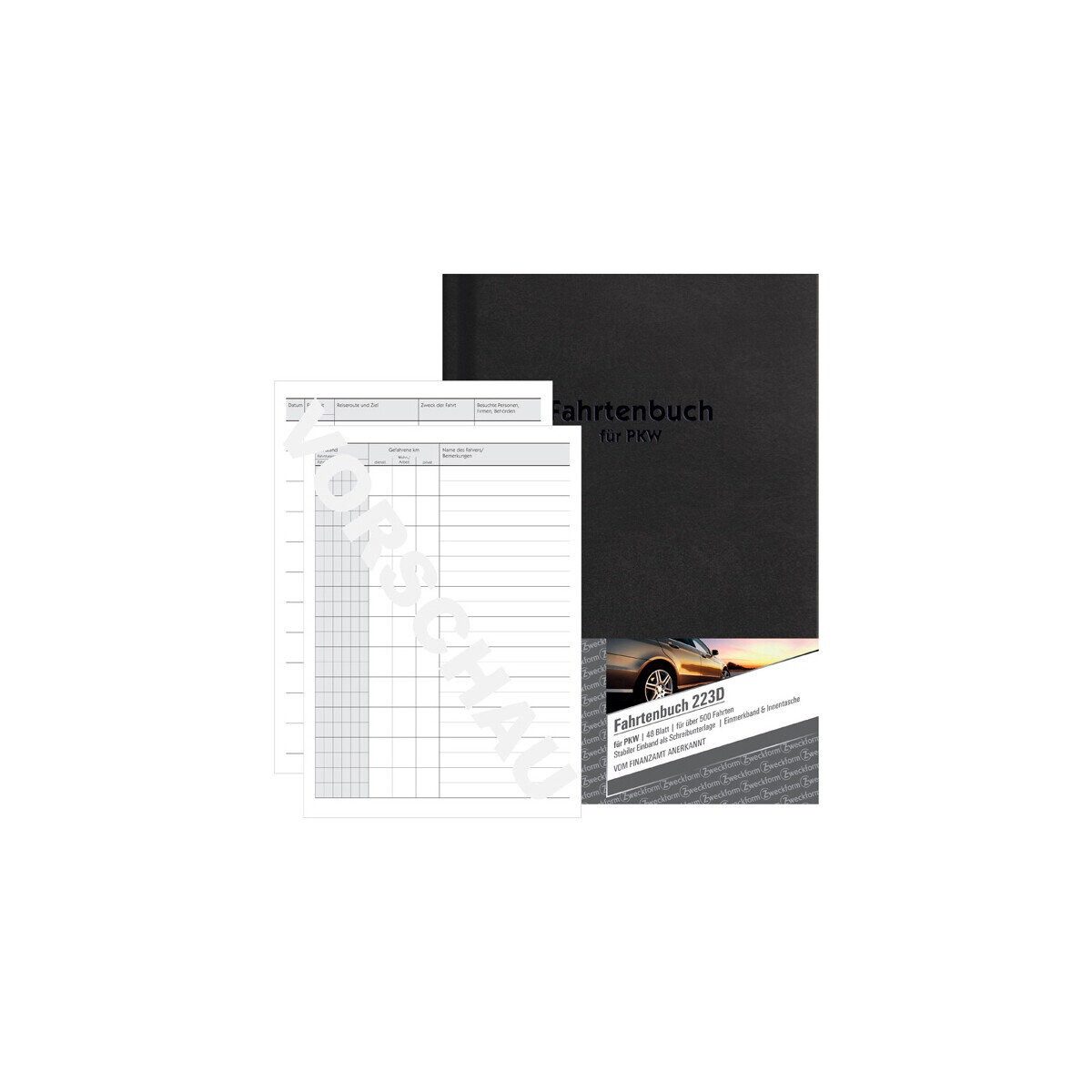 Avery Zweckform Formularblock Avery Zweckform Fahrtenbuch