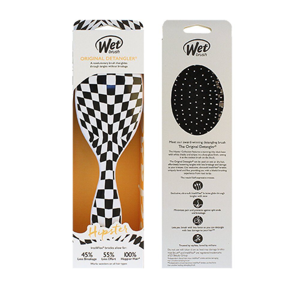 The Wet Brush Haarbürste Nasse Bürste Original Detangler Hipster Haarbürste Karos
