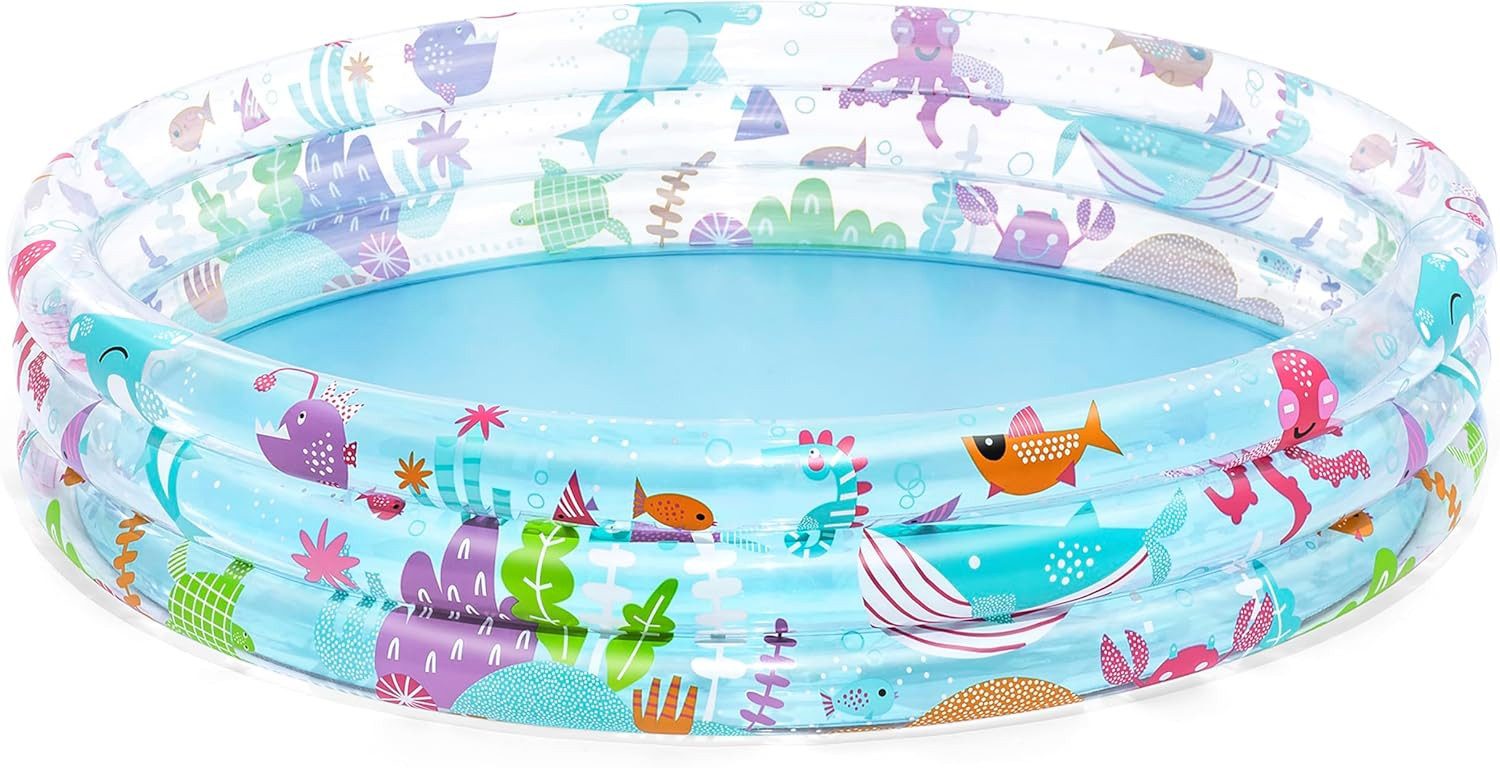 FELIXLEO Planschbecken Planschbecken Deep Dive Ø152x30 cm Rund Kinderpool, (1-tlg)