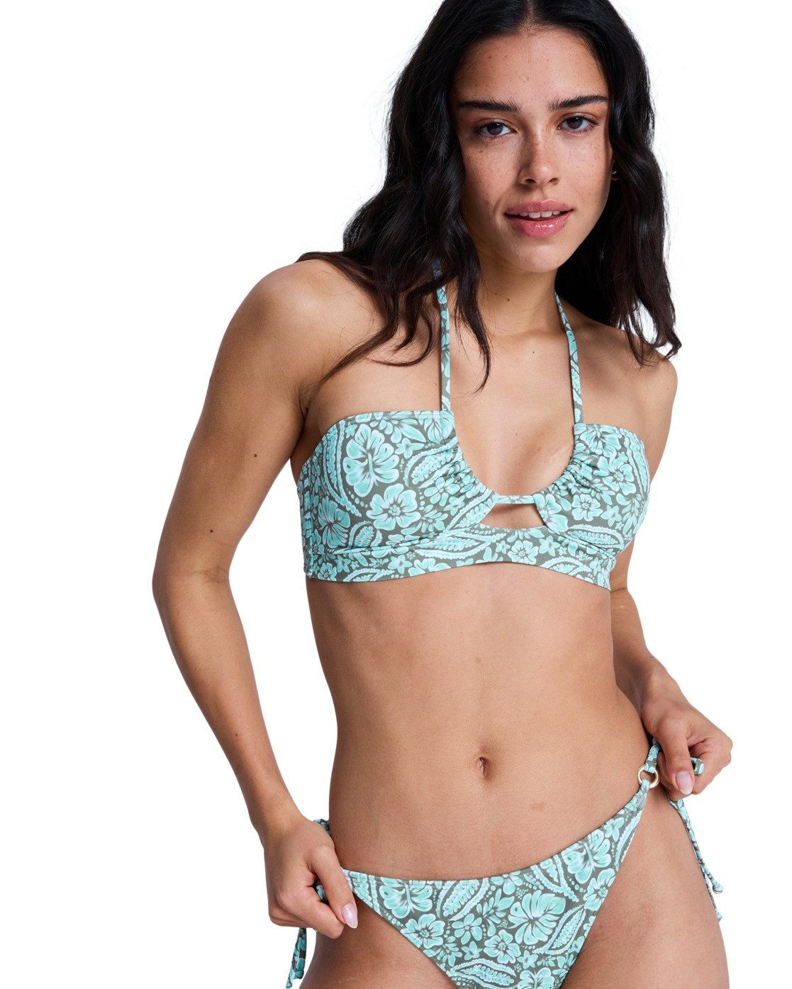 Roxy Bandeau-Bikini-Top Wildside Paisley Bandeau