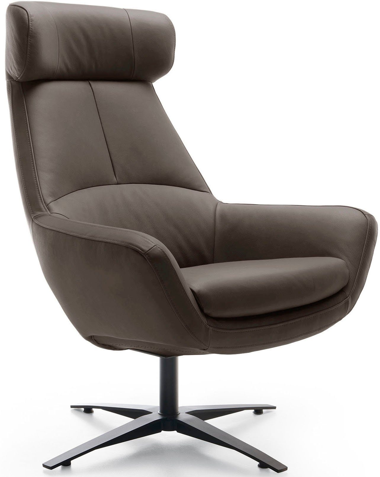 BETYPE Drehsessel Be Organic High Back, Loungesessel, Hochlehnsessel, in elegantem Design mit Drehfunktion