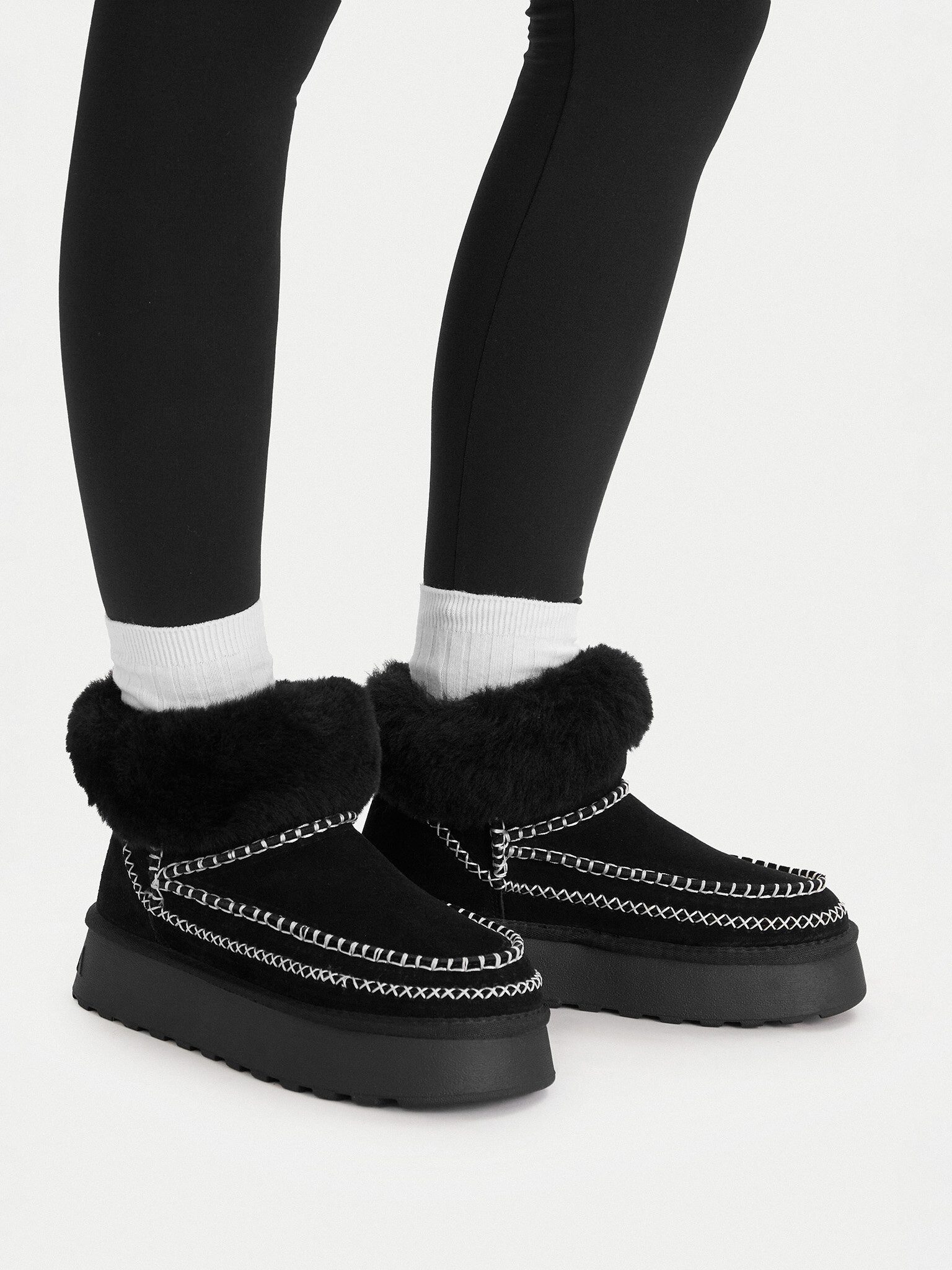 Badura Badura Damen-Schneestiefel Schwarz Badura-C-IZI-TS6294-01 Schwarz Winterstiefel