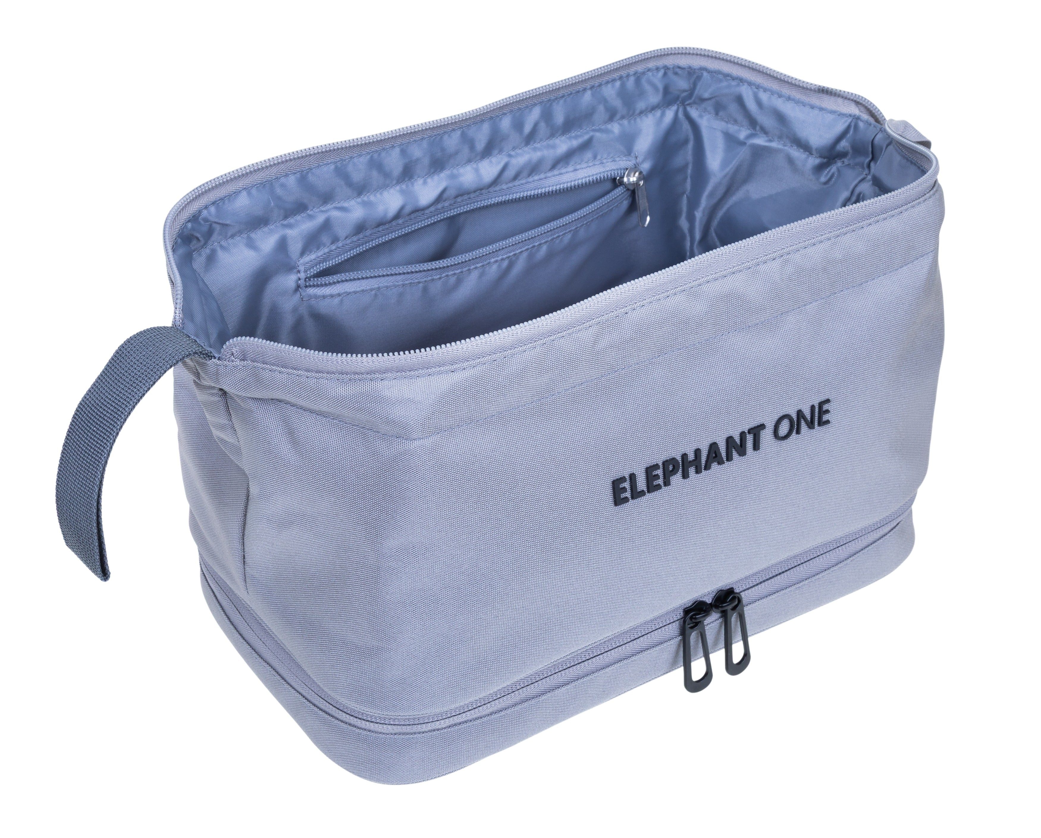 ELEPHANT Kulturbeutel Kulturtasche Bodenfach Innentaschen Washbag Kosmetiktasche, Reisetasche Sauna Sport Reise Toiletry Bag ONE 13113