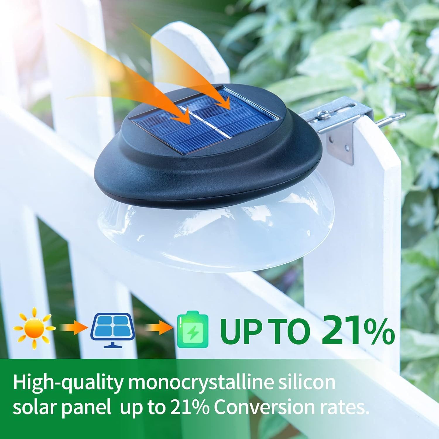 ZEUOPQ Dachrinnenleuchten 6 Solar-LED-Dachrinnenleuchten für den günstig online kaufen