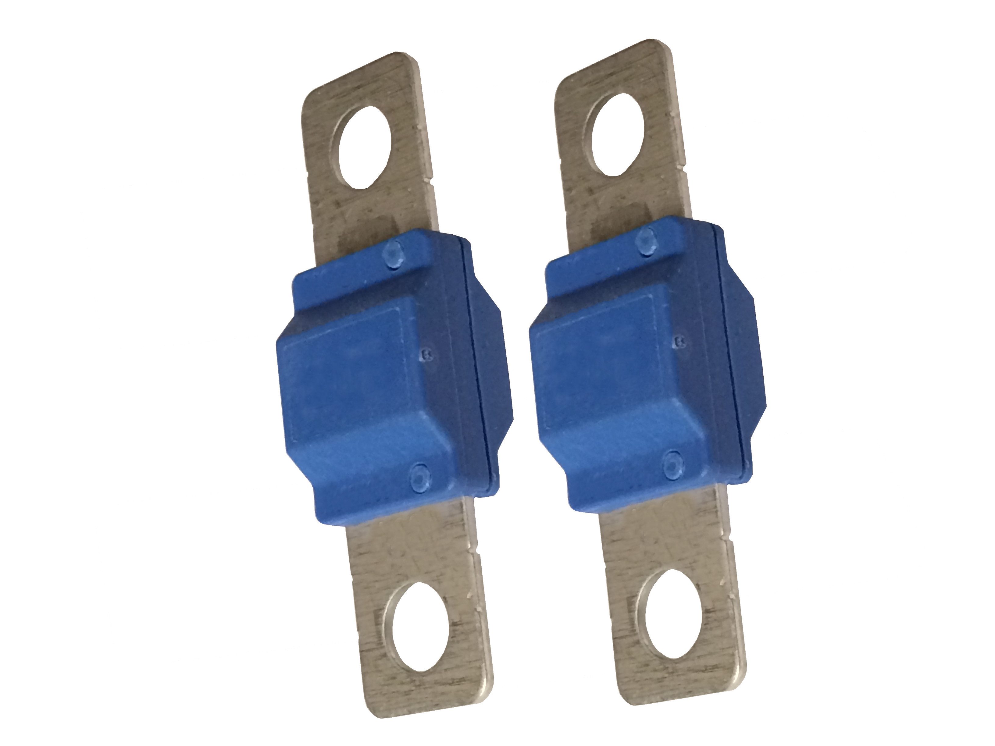 eXODA Sicherungshalter 2x 100A Starkstrom-Sicherung für KFZ-Batteriekabel mit Schmelzleistung, 12V, 2-polig, (2 Sicherungen, 2-St., Set mit 2 Stück), Schmelzsicherung