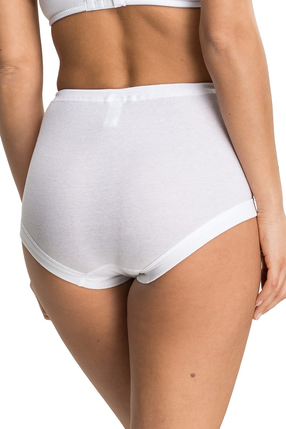 Speidel Taillenslip Nelly 1120 (Vorteilspack, 10-St., 5er-Pack, 10er-Pack) Damen Schlüpfer hoch geschnitten reine Baumwolle Feinripp