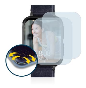 BROTECT Full-Screen Schutzfolie für LOOKit SG10 Pro, Displayschutzfolie, 2 Stück, 3D Curved matt entspiegelt Full-Screen Anti-Reflex