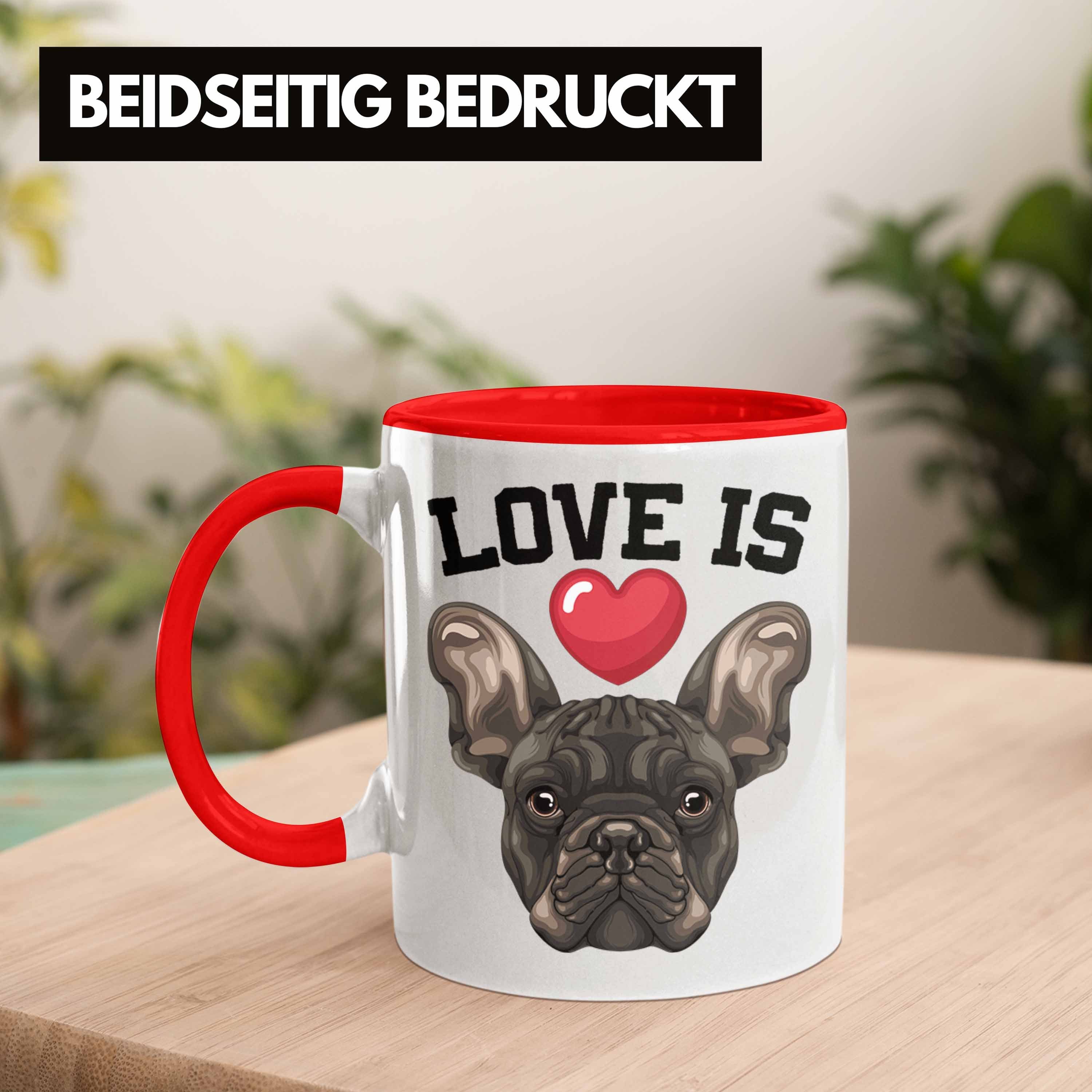 Frauchen Boxer Hunde Hundebesitzerin Boxer Rot Tasse Geschenk Ges Tasse Trendation Herrchen