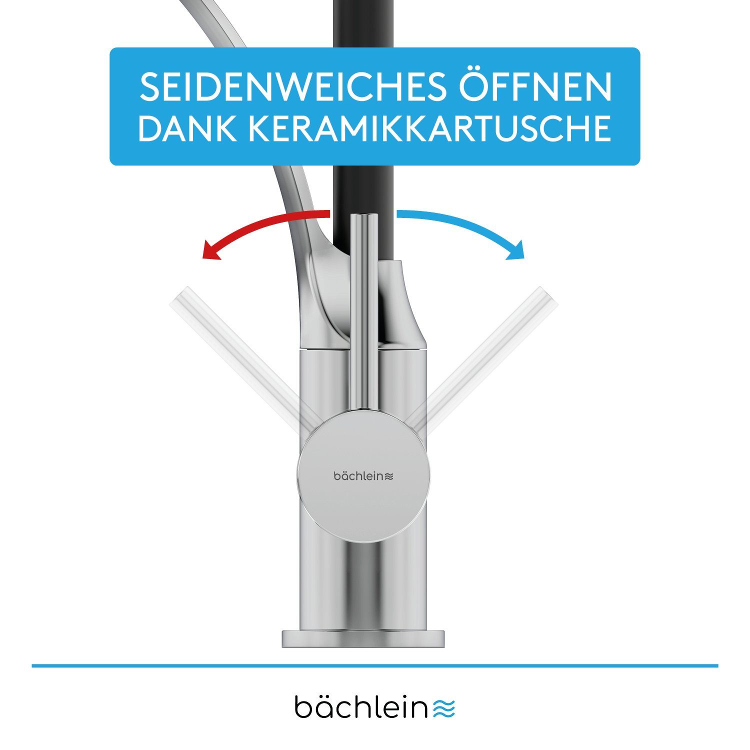 Bächlein Küchenarmatur - flexibel der Magnethalterung Brause Magnet Assaranco