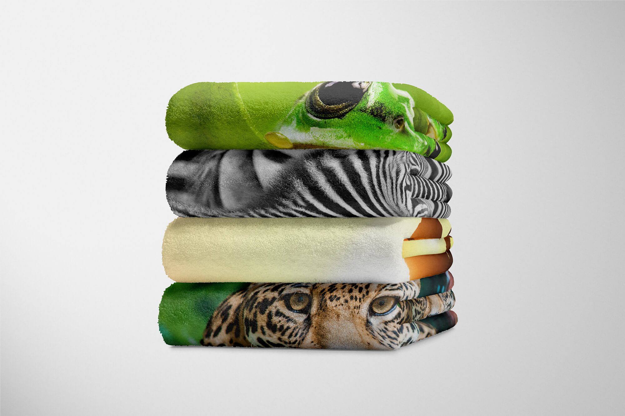 Handtuch Handtücher Handtuch Art Sinus Saunatuch Baumwolle-Polyester-Mix (1-St), Tiermotiv Strandhandtuch Tauben Liebespärch, Kuscheldecke mit