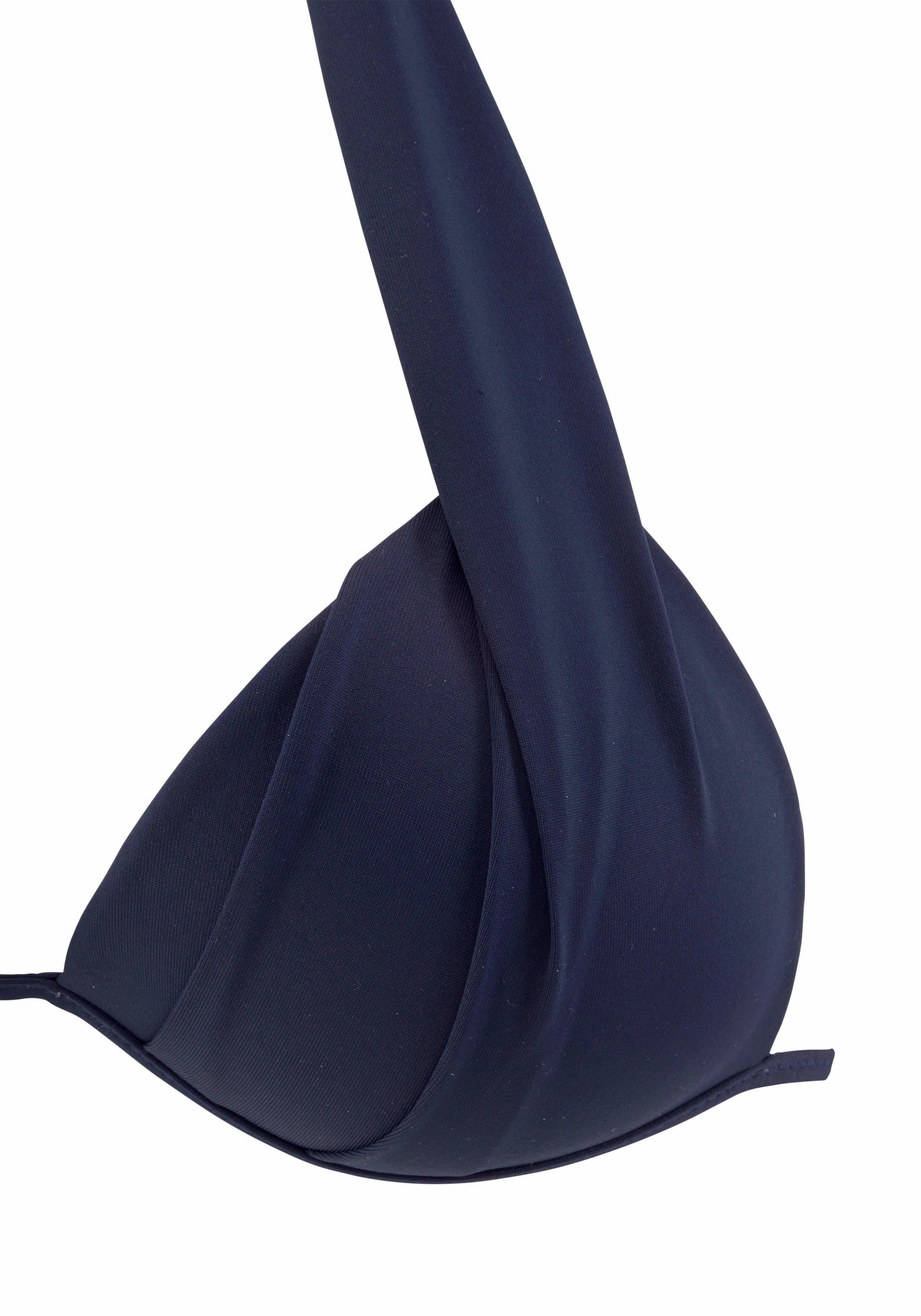 LASCANA Triangel-Bikini im Nacken zu binden, wattierte Cups, mit eingearbeiteten Kissen – Bild 3 von 5