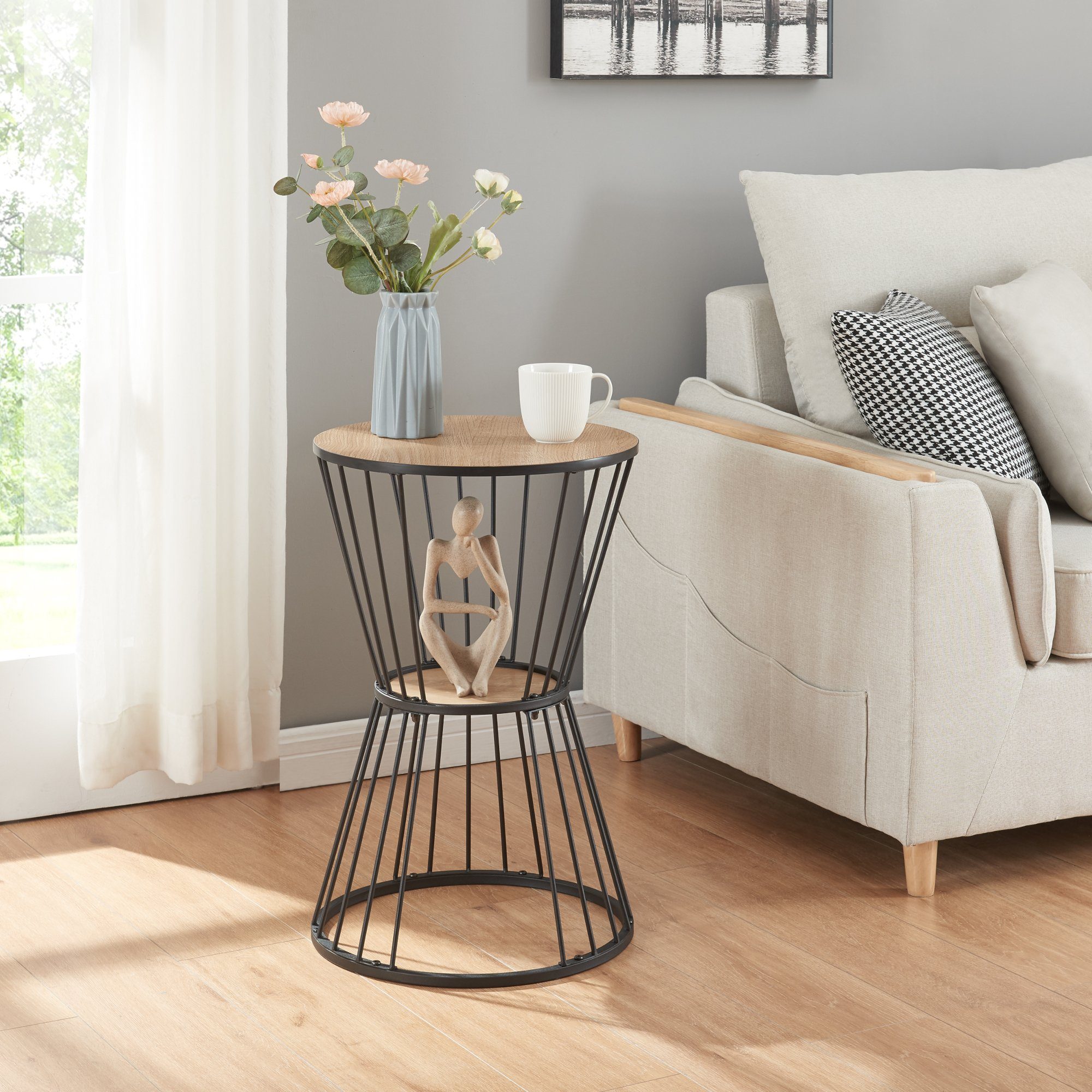 en.casa Beistelltisch, »Fossbergom« 62 x 40 günstig online kaufen