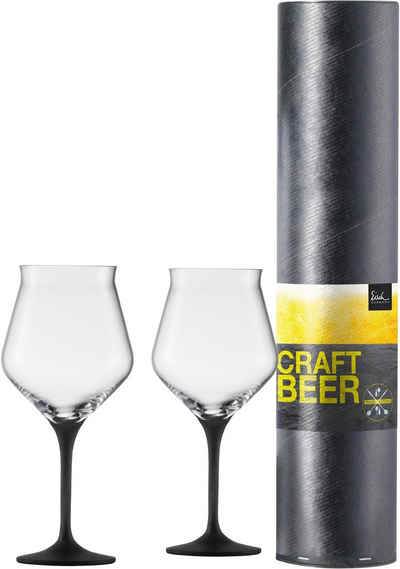 Eisch Bierglas Craft Beer Kelch, Kristallglas, bleifrei, 435 ml, 2-teilig