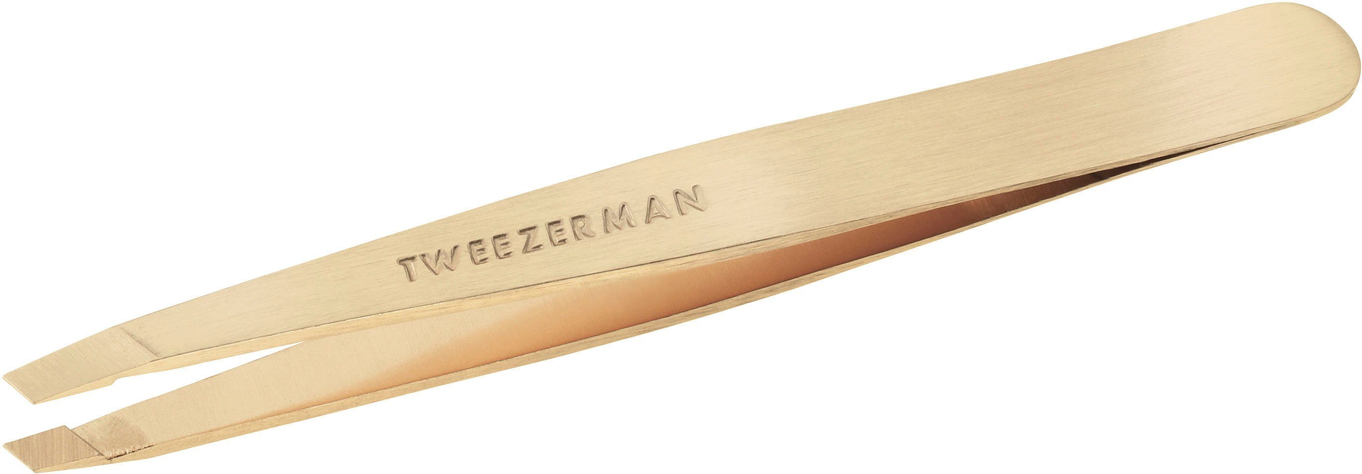 TWEEZERMAN Augenbrauenpinzette SCHRÄGER SLANT TWEEZER