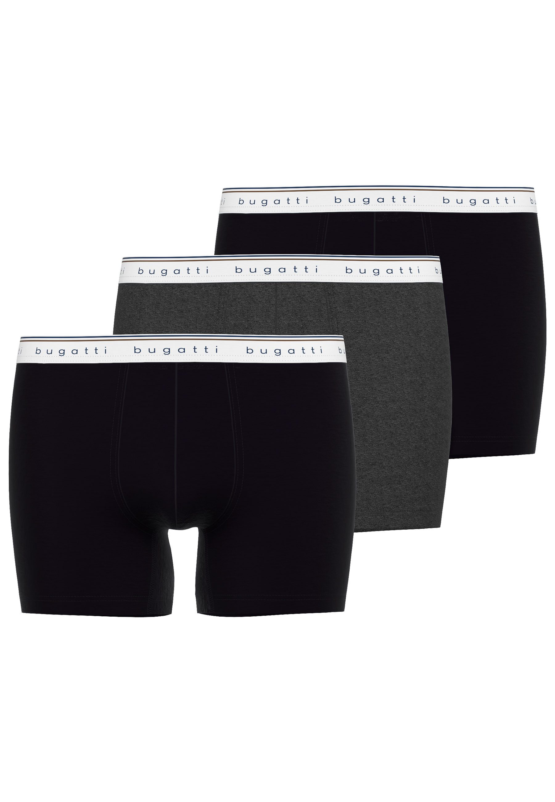 bugatti Boxershorts Pisa (3er Pack) Mit günstig online kaufen
