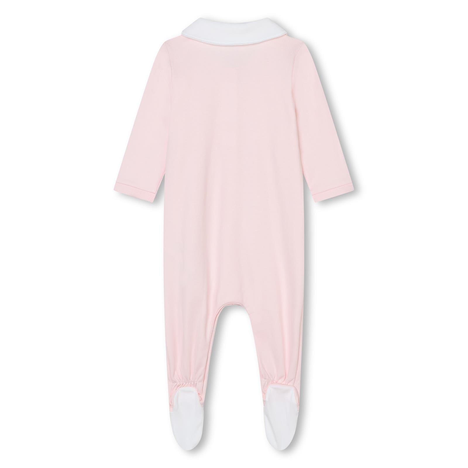 Boss Kidswear Strampler Boss Kidswear Rosa Baby-Strampler aus Bio-Baumwolle