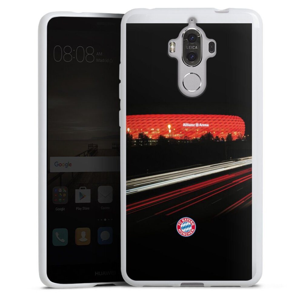 DeinDesign Handyhülle FC Bayern München FCB Stadion FC Bayern München Allianz Arena, Huawei Mate 9 Silikon Hülle Bumper Case Handy Schutzhülle