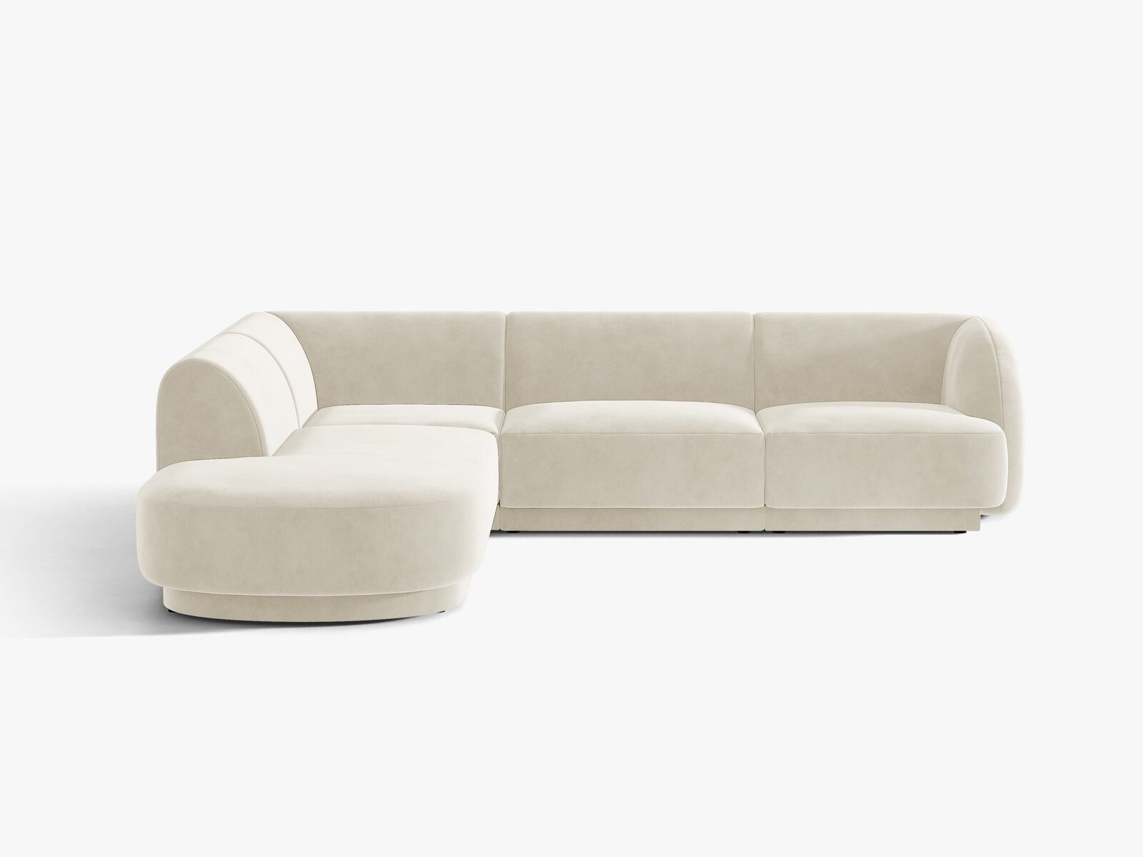 Micadoni Ecksofa Miley, 6-Sitzer