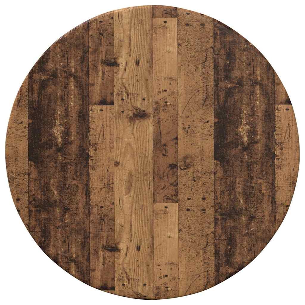 vidaXL Tischplatte Tischplatte Ø 40 x 1,5 cm Rund Holzwerkstoff Altholz (1 St)