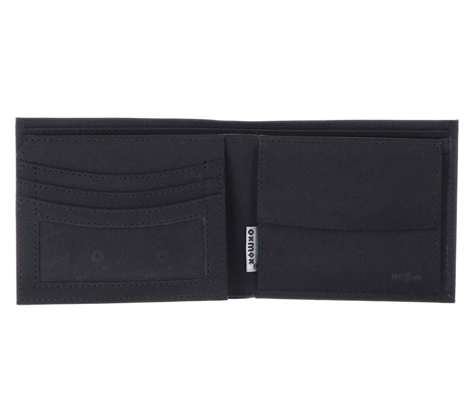 OXMOX Geldbörse Querscheinbörse, mit RFID-Blocker Schutz