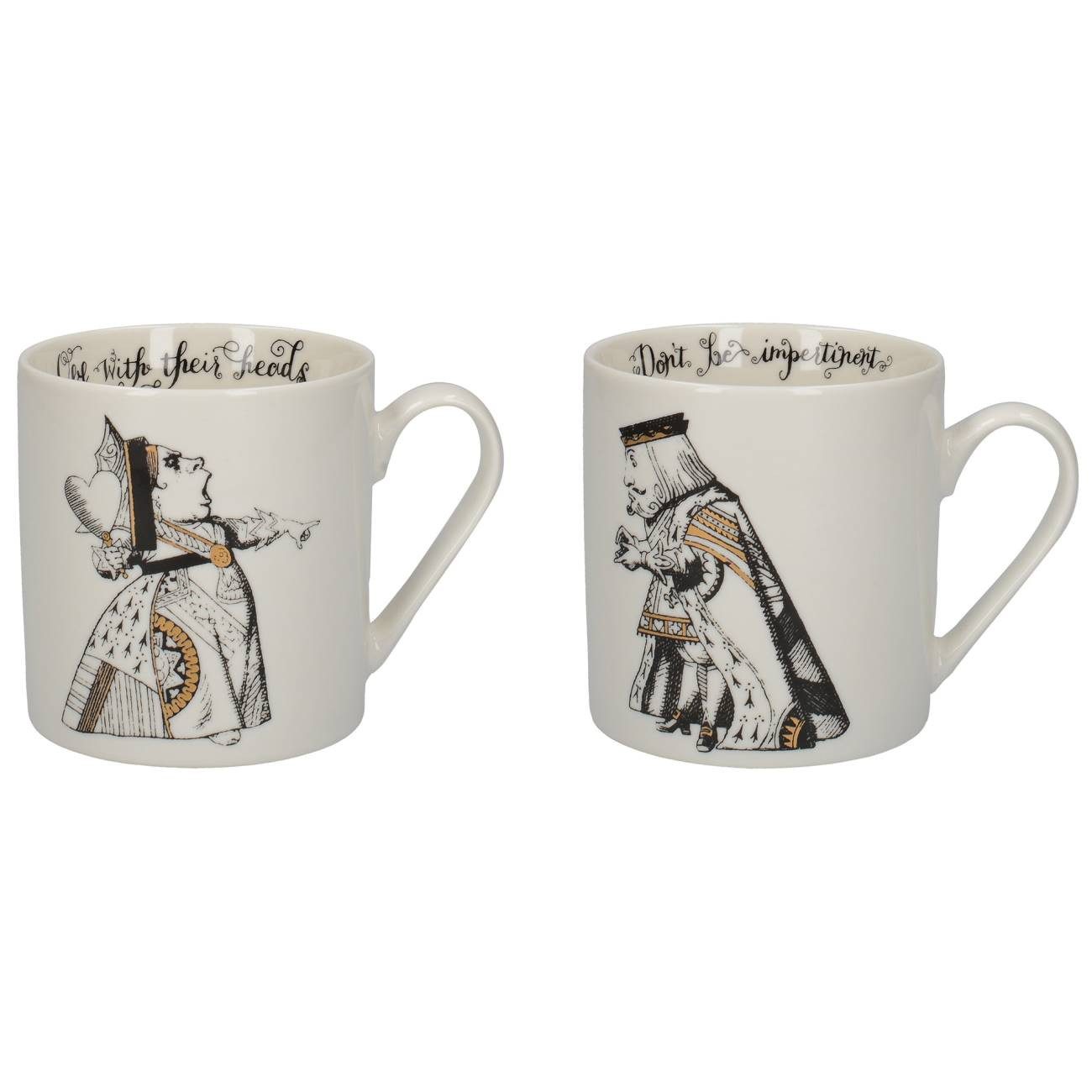 Creative Tops Tasse, Porzellan, Höhe: 11cm, Farbe: Weiß, Motiv: His and Hers