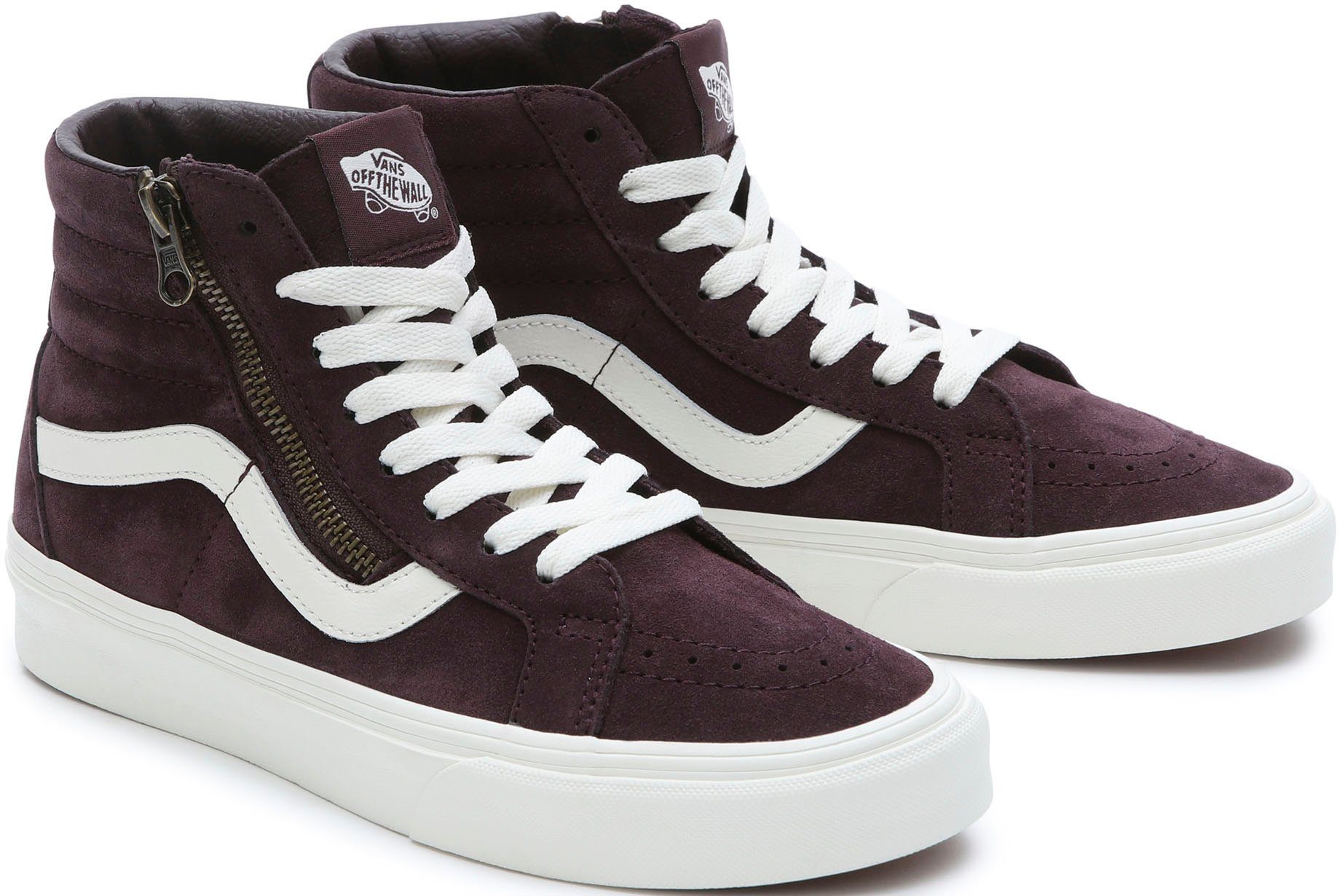 Ferse Logo Side der mit Zip Reissue SK8-Hi Vans an dezentem pflaume Sneaker