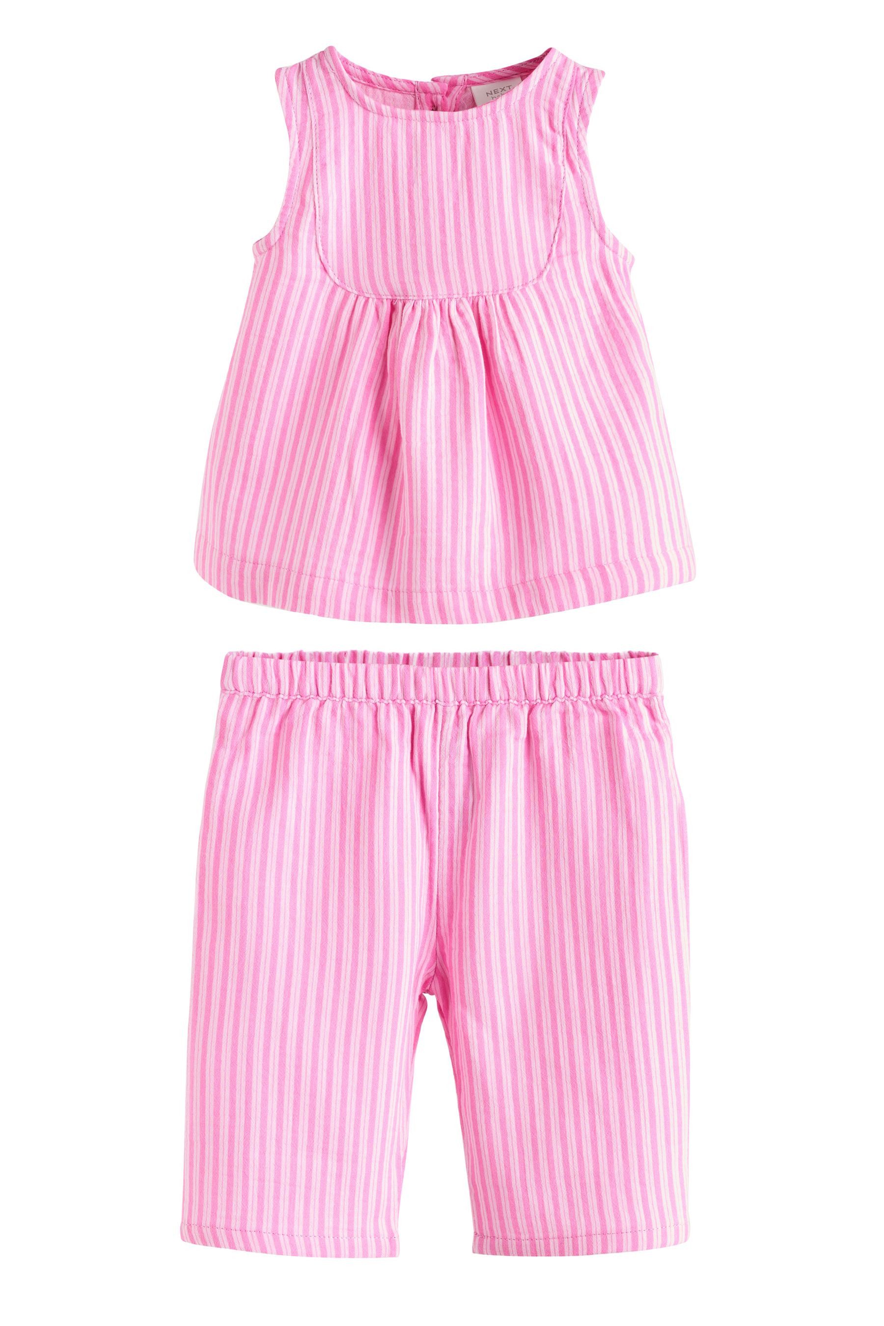 Top & Hose Set aus Oberteil und Hose 100 % Baumwolle