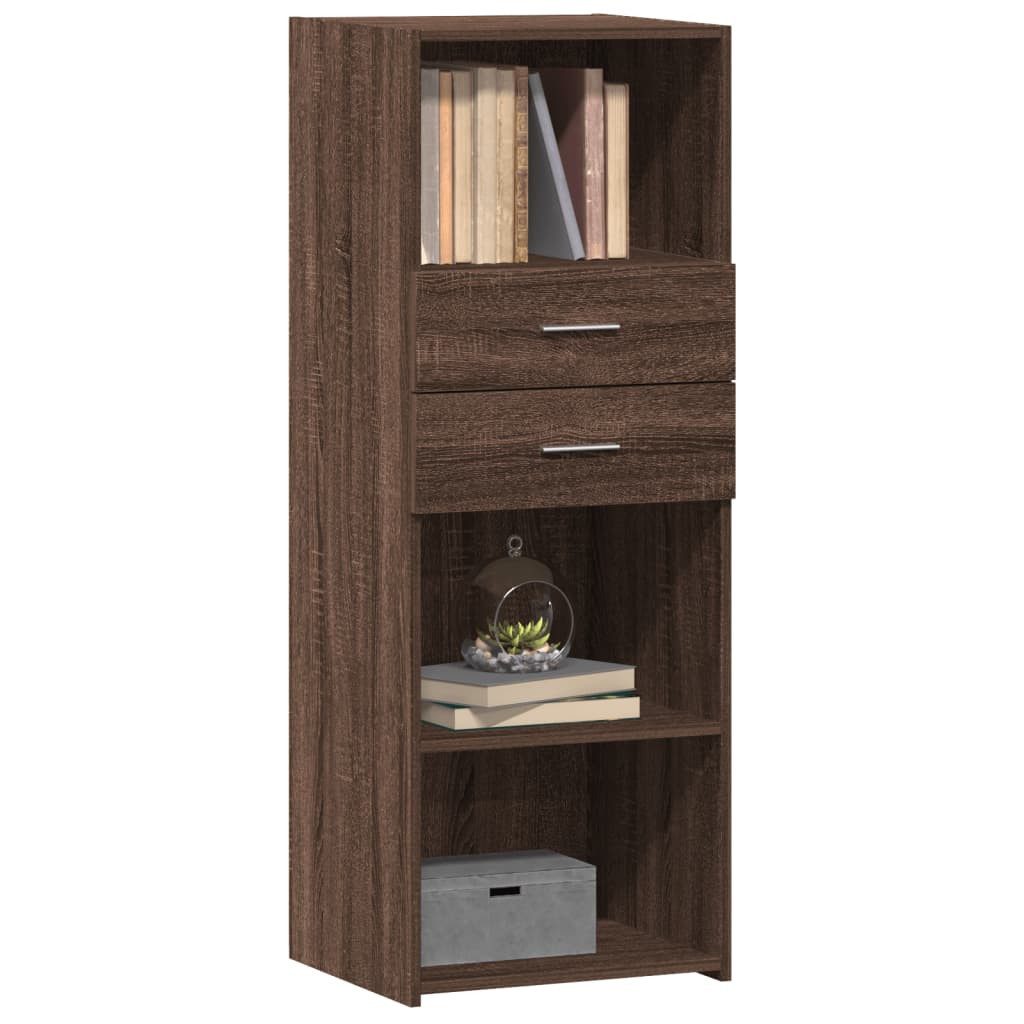 vidaXL Highboard Highboard Braun Eichen-Optik 45x42,5x124 günstig online kaufen
