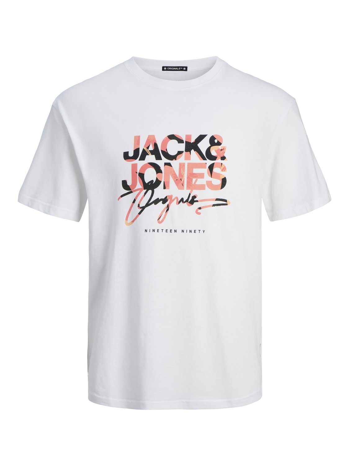 Jack & Jones T-Shirt JORARUBA AOPBRANDING TEE SS CREW NECK LN